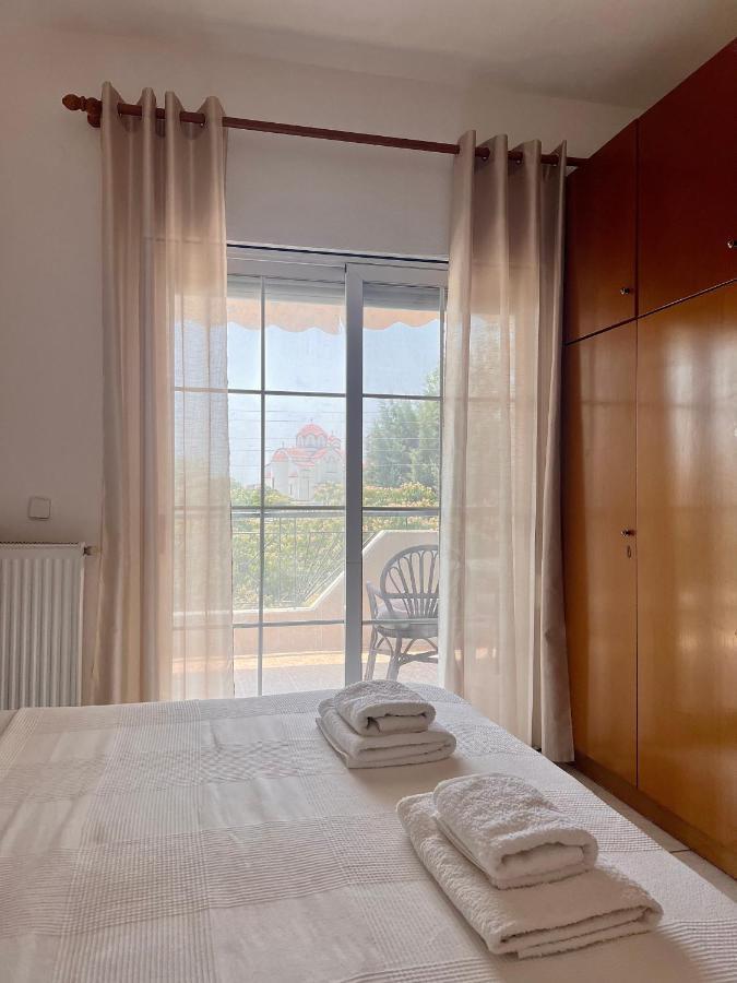 Dimitra House Entire Apartment With Balcony And View Pherrai Exterior foto
