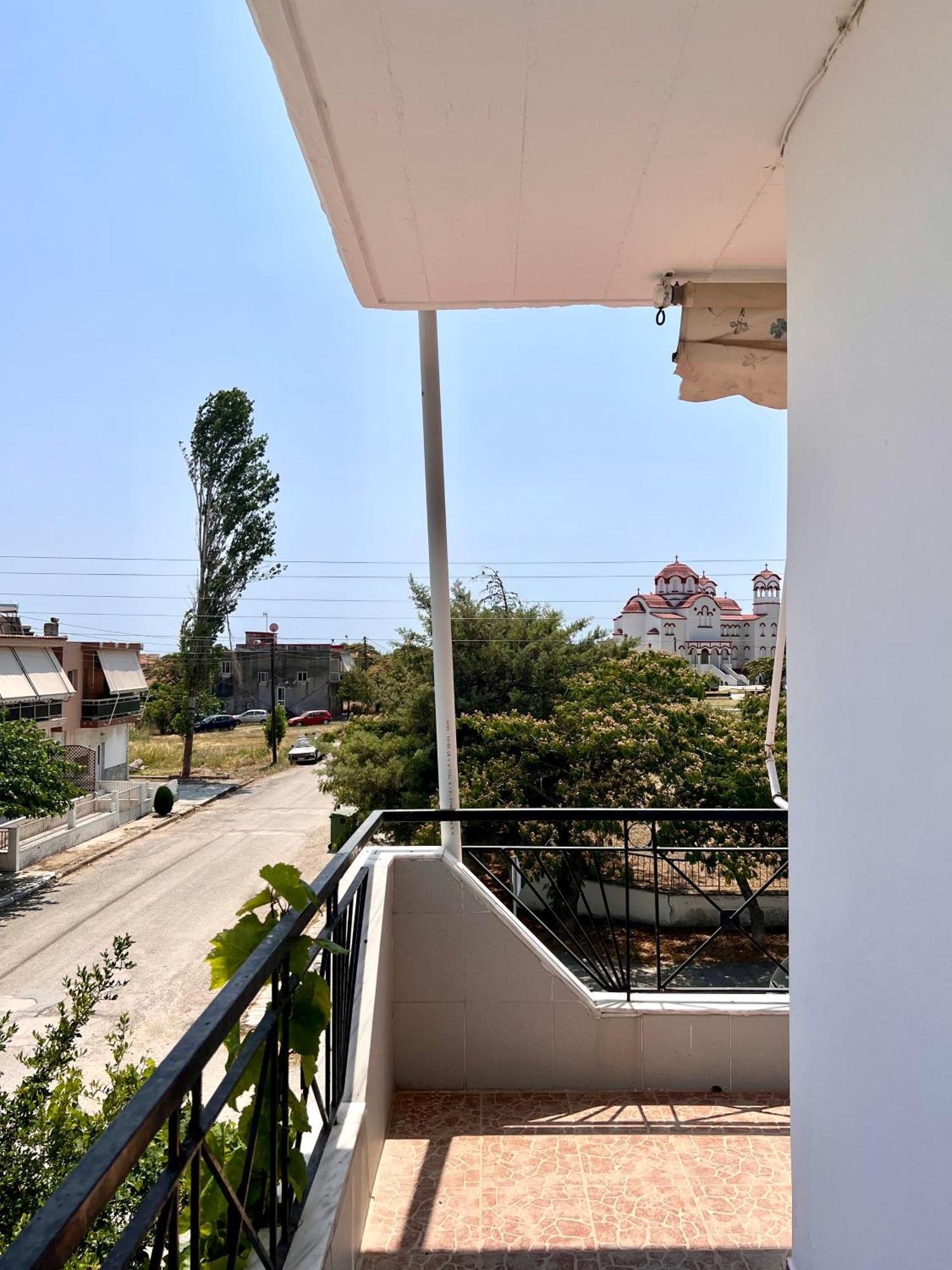 Dimitra House Entire Apartment With Balcony And View Pherrai Exterior foto
